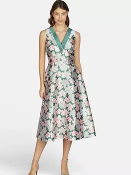 Платье из твила Kleo, зеленый