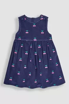 Платье из вельвета Jojo Maman Bb, синий