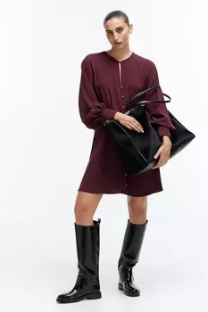 Платье из вискозы H&M, красный