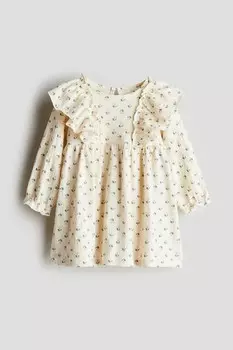 Платье из жатого джерси H&M, бежевый