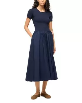 Платье Изабель STAUD, синий