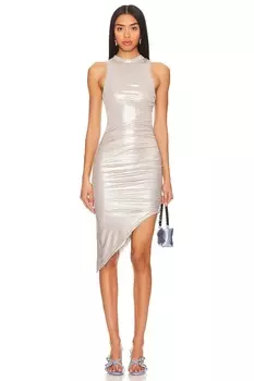 Платье изариа Superdown, серебряный