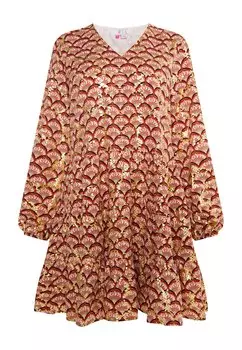 Платье IZIA, цвет Kamel Mehrfarbig