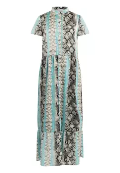 Платье IZIA Kurzarm Maxi, синий