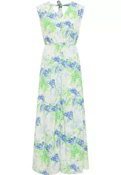 Платье IZIA Maxi Mit Allover Print, синий