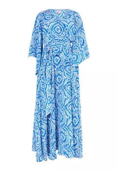 Платье IZIA Maxi Mit Print, синий