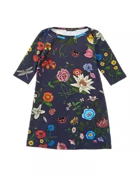 Платье J.McLaughlin Dragonfly Garden Mari, синий