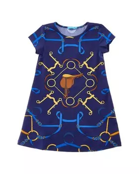 Платье J.McLaughlin Horsebit Con Swing, синий