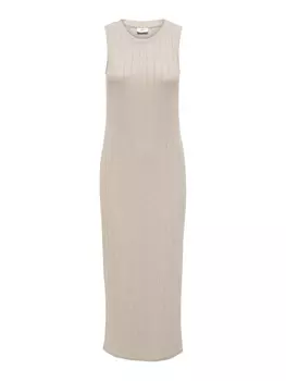 Платье JACQUELINE de YONG Locker Langes Maxi Stretch Bodycon Dress Ohne rmel, бежевый