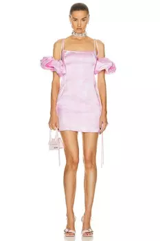 Платье Jacquemus La Mini Robe Chouchou, цвет Print Toile De Jouy Pink