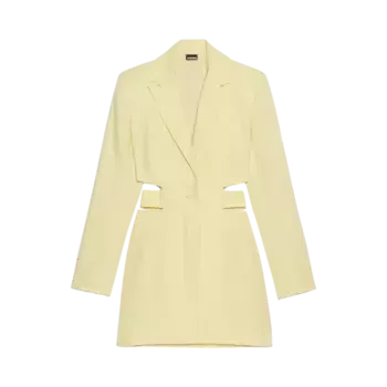 Платье Jacquemus La Robe Bari, цвет Pale Yellow