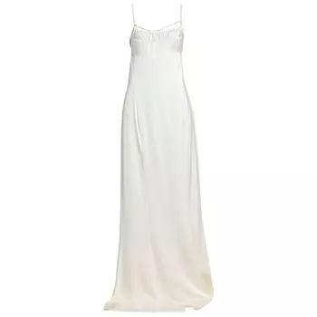 Платье Jacquemus Long, кремово-белый