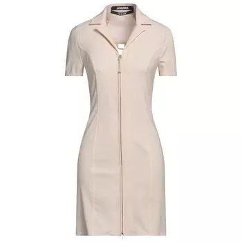Платье Jacquemus Short, бежевый