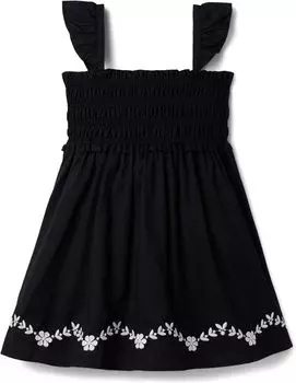 Платье Janie and Jack Embroidered Sundress, черный