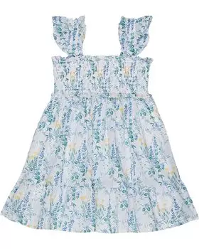 Платье Janie and Jack Floral Smocked Dress, цвет Multicolor