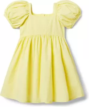 Платье Janie and Jack Seersucker Dress, желтый