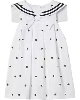 Платье Janie and Jack Star Sailor Dress (infant), белый