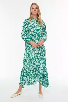 Платье - Экрю - А-силуэт Trendyol Modest, экрю