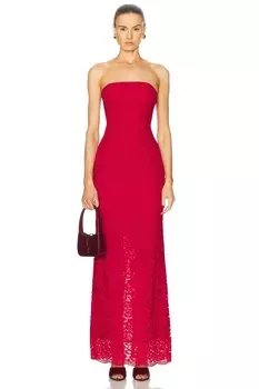 Платье Элин Миди Shani Shemer, цвет Scarlet Red
