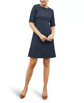 Платье Эмили - переработанный WonderTex M.M.LaFleur, синий