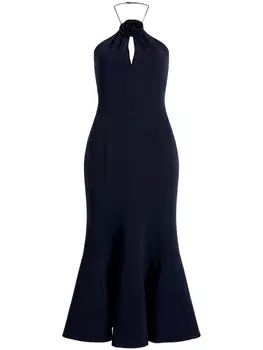 Платье Jennie с цветочной аппликацией Cinq A Sept, синий