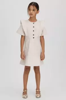 Платье Jess с расклешенными ногами Reiss, серый