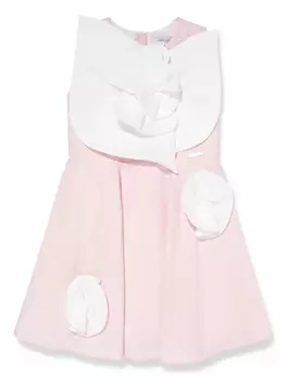 Платье JESSIE AND JAMES с цветочной аппликацией, розовый