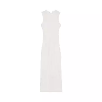 Платье Jil Sander Sleeveless Dress 'Optic White', белый