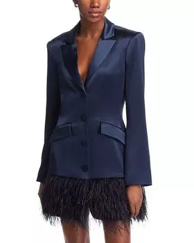 Платье Joel Feather Hem Cinq Sept, синий