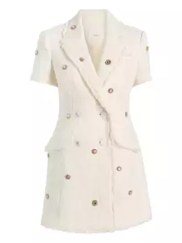 Платье Joel с короткими рукавами Cinq A Sept, белый