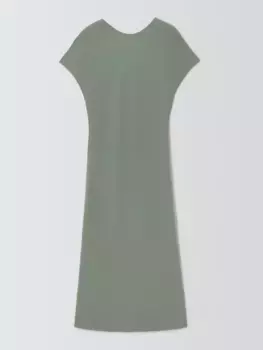 Платье John Lewis Bias Cut Crepe, зеленый