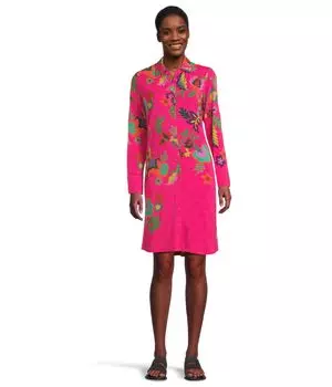 Платье Johnny Was The Janie Favorite Shirt Dress, цвет Verney Print Hot