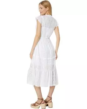 Платье Johnny Was Vitaly Slip Dress, белый