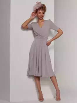 Платье Jolie Moi Bianca Jersey Midi, цвет dove
