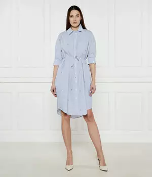 Платье Joop! Jeans с поясом, синий