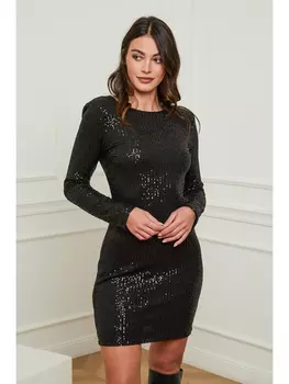 Платье Josfine Pailletten Libna, черный
