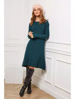 Платье Josfine Strick Groland, темно-зеленый