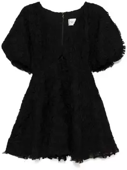 Платье-качели в цветочек Aje, черный