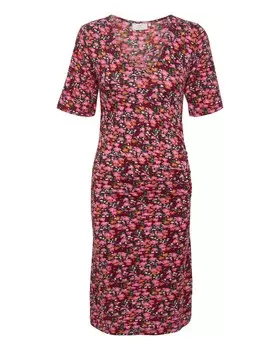 Платье Kaffe Pyrsa, цвет Cherry red/Melon