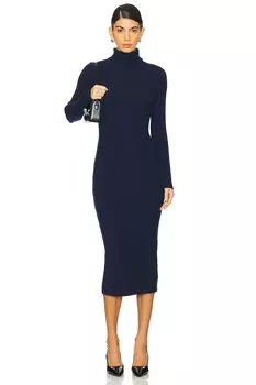 Платье кайли в рубчик 525, синий