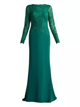 Платье Калисте Tadashi Shoji, зеленый