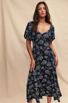 Платье Кэлли Мидакси Nobody'S Child, черный