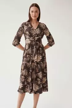 Платье Камди с острием и пуговицами Tatuum, черный