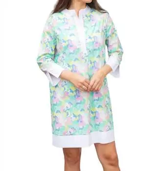 Платье Камилла в цвету весны MICHELLE MCDOWELL, цвет spring blooms blue