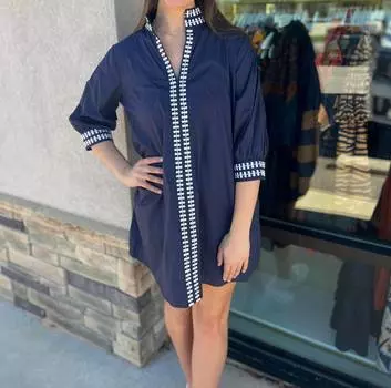 Платье Кэмпбелл в темно-синем цвете Navybleu