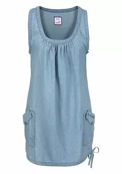 Платье KangaROOS Dress, светло-голубой