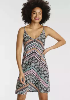 Платье KangaROOS праздничное, расклешенное А-силуэта, с декоративными лентами сзади, цвет Mint-Flieder