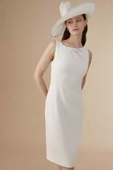 Платье-карандаш премиум-класса Lisa Tan со складками на шее Coast, серый