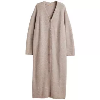 Платье-кардиган H&amp;M, серо-бежевый