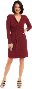 Платье Karen Kane Twist Front Dress, красный